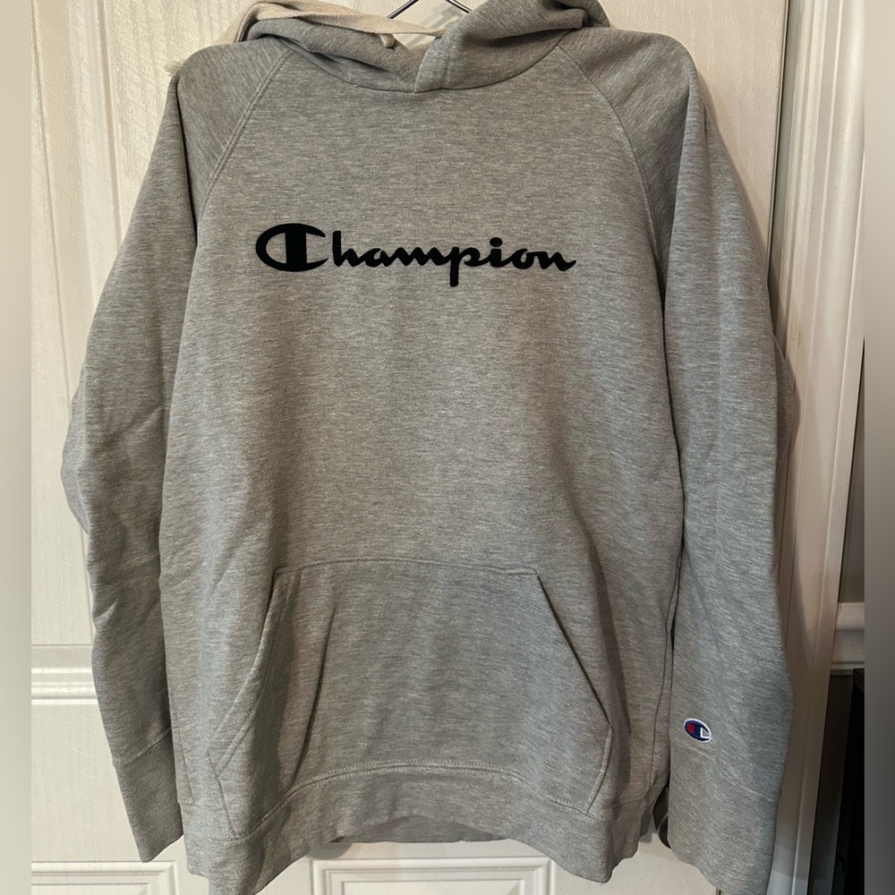 champion grey sweatshirt